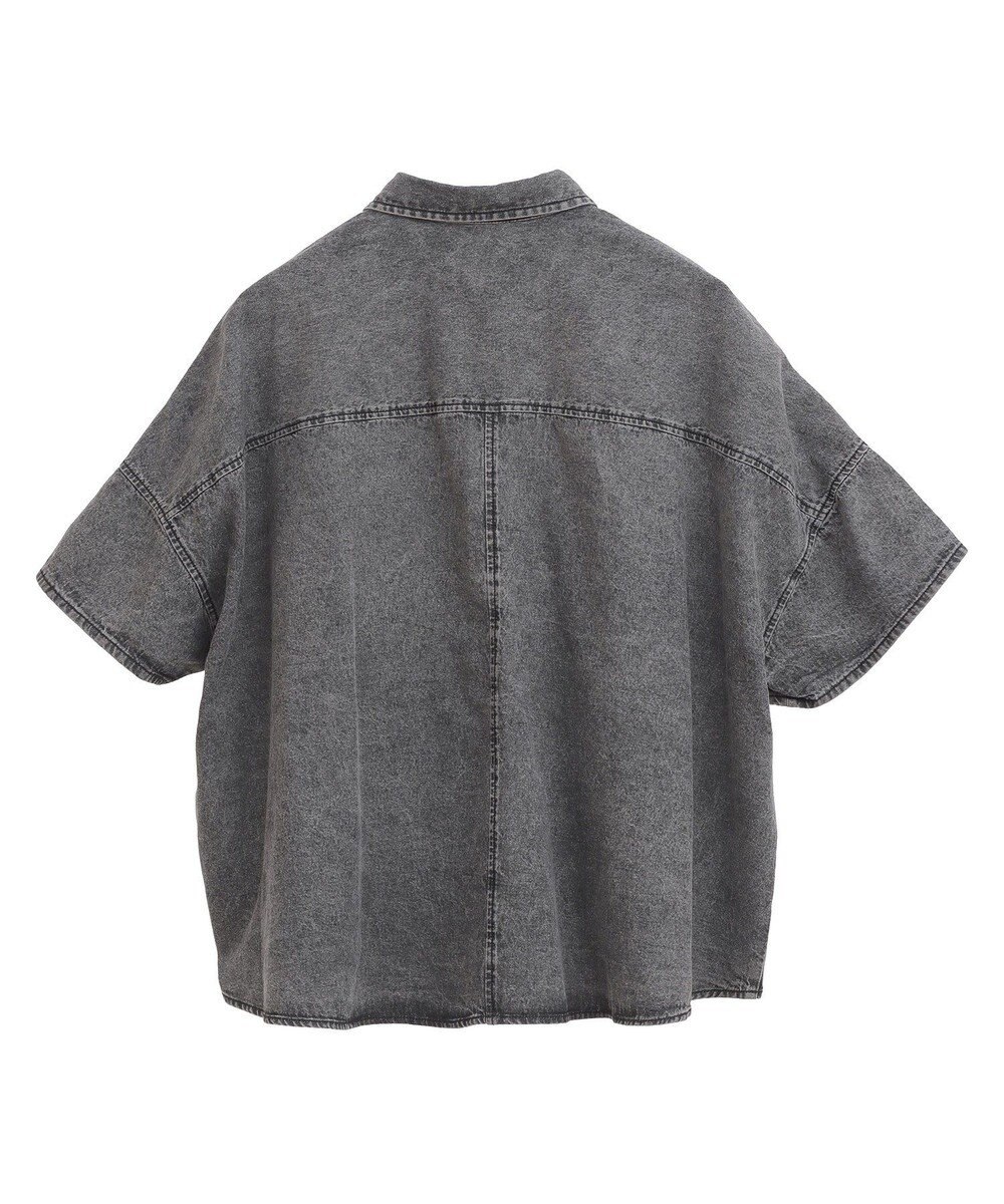 Green Parks ライトデニム５分袖シャツ 