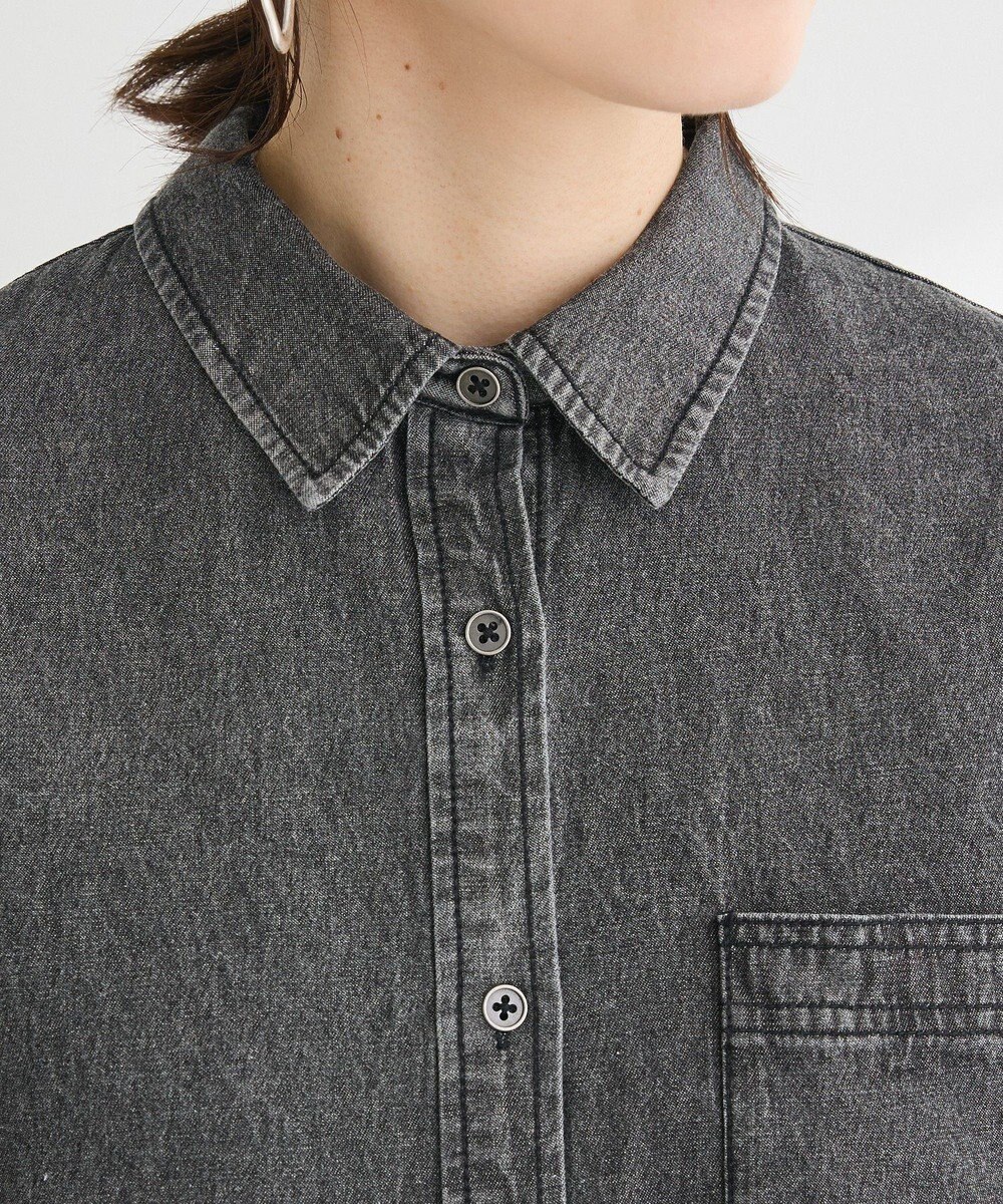 Green Parks ライトデニム５分袖シャツ 