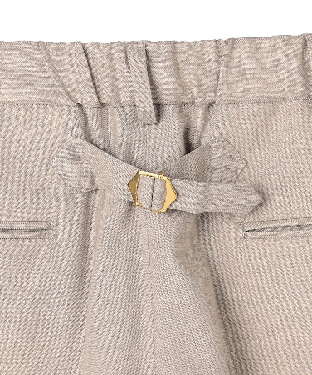 J.PRESS MEN 【J.PRESS ORIGINALS】Hight Twist Hopsack Spindle New Piped Stem Slacks / Japan Made 