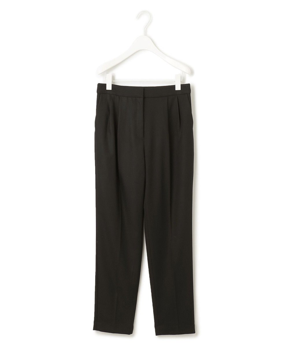 ICB 【洗える・WEB限定カラーあり】 ウールミルドサキソニー テーパードパンツ 