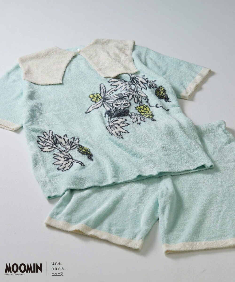 une nana cool 【ムーミン】MOOMIN × une nana ccol　プルオーバー&ハーフパンツセット 