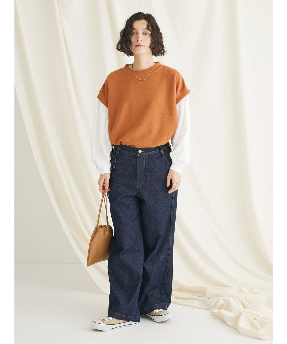 CRAFT STANDARD BOUTIQUE 起毛ワッフルレイヤード風プルオーバー 