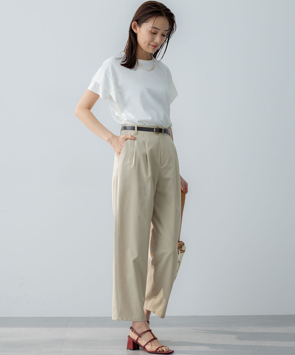 組曲 S IZAコットンドルマンスリーブ Tシャツ 