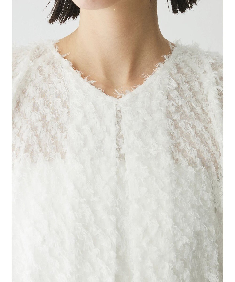 Green Parks AnriettMusee カットジャガードタックブラウス 