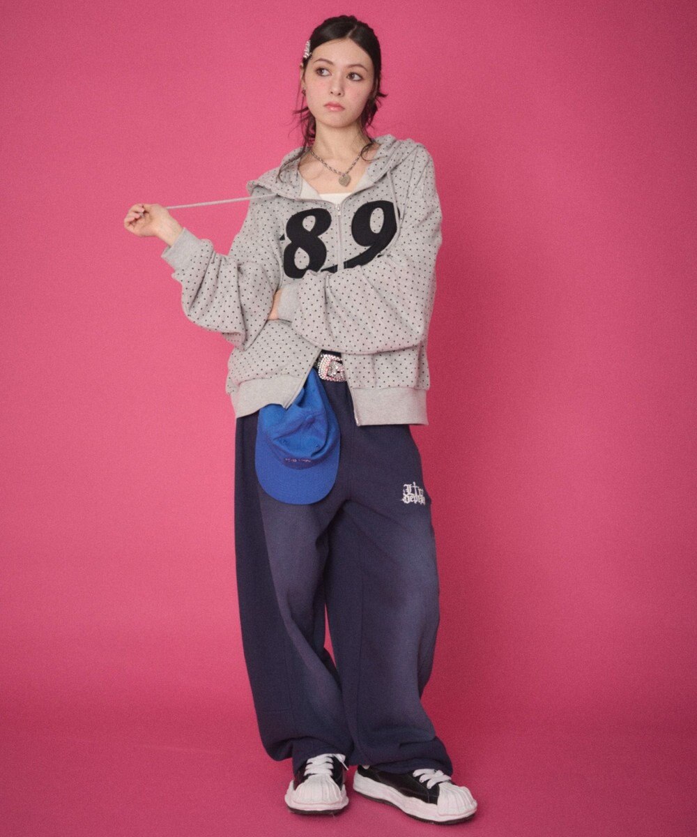 WEGO 【ユニセックス着用ITEM/ウエストゴム】ロゴスウェットパンツ 