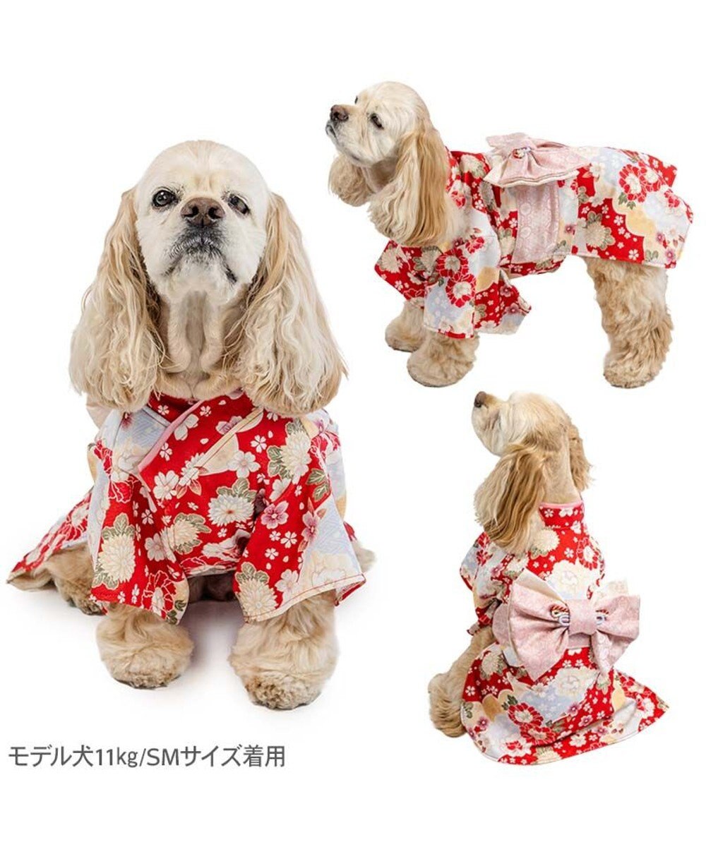 PET PARADISE ペットパラダイス 菊 牡丹 着物 中型犬 大型犬 