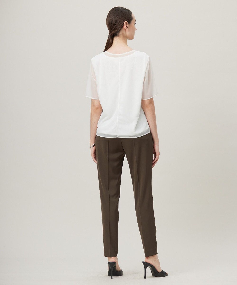 ICB 【洗える】ハイゲージチュールコンビ カットソー 