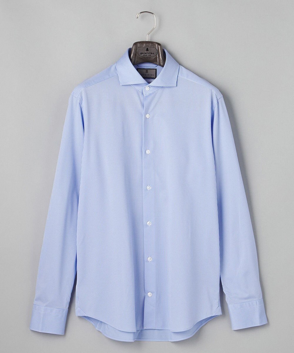 GOTAIRIKU 【ストレッチ/洗える】Albini ジャージ シャツ_ カッタウェイカラー 