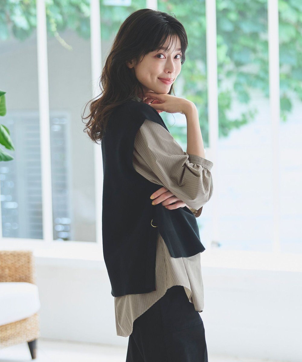 ANY 【洗濯機可】オーガニックコットンベスト 