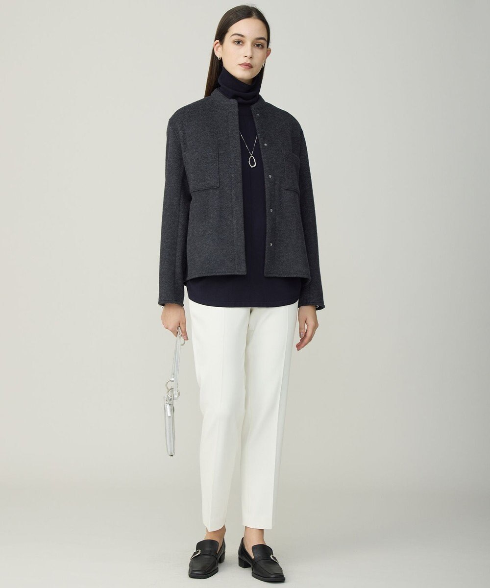 ICB L 【洗える】 トリアセボディシェルピーチ スティックパンツ 