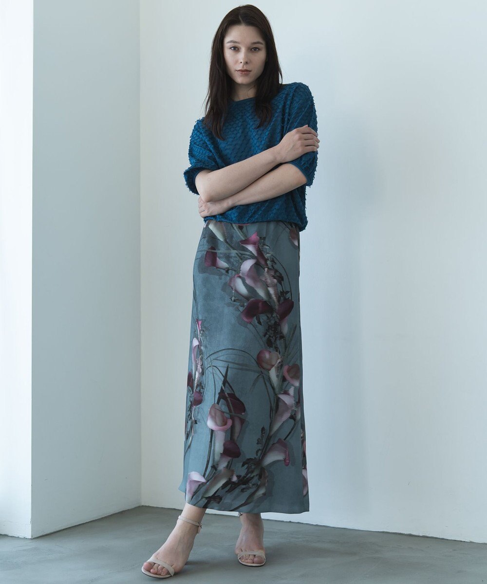 自由区 【カトリエムブーケ】Calla カラーモチーフスカート 