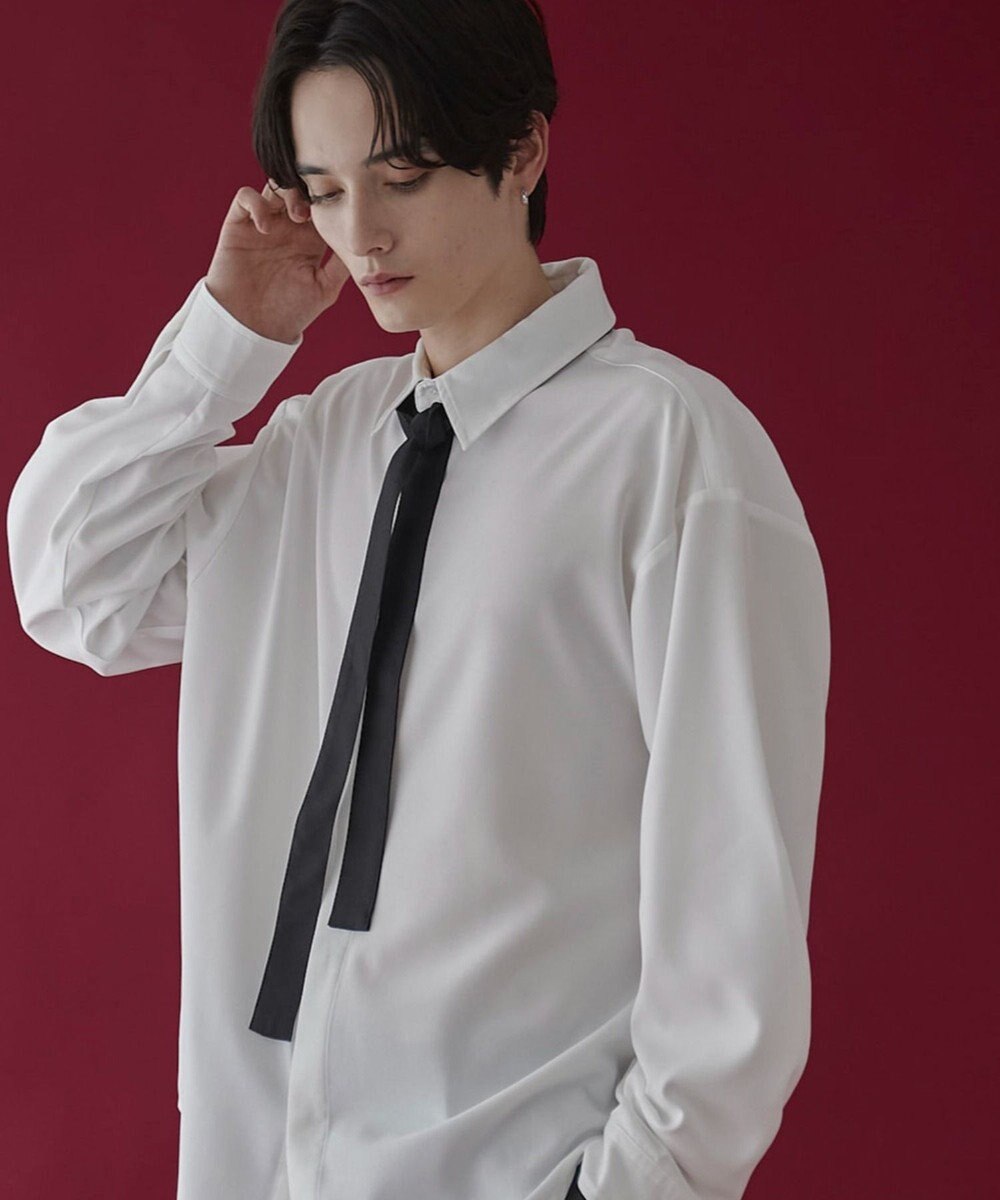 WEGO ボウタイシャツ(LS) 