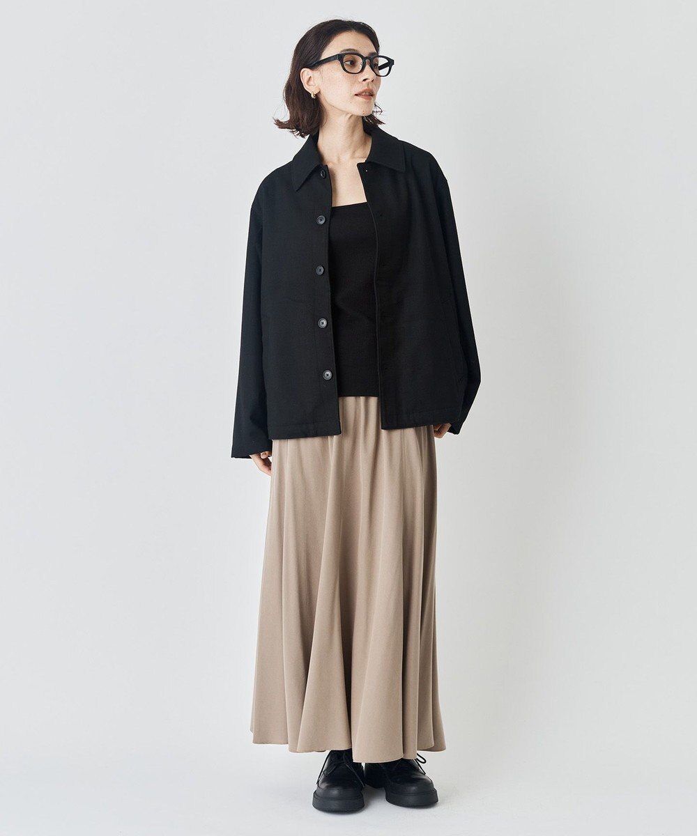 UNFILO MENS 【男女兼用】フラノライク ショートブルゾン [24年秋冬商品] 