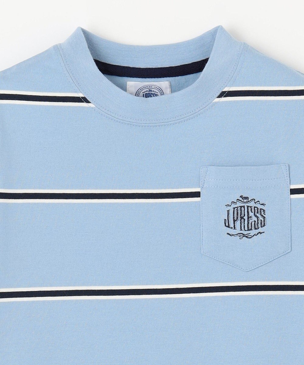 J.PRESS KIDS 【100-130㎝】マルチボーダー 半袖Ｔシャツ 