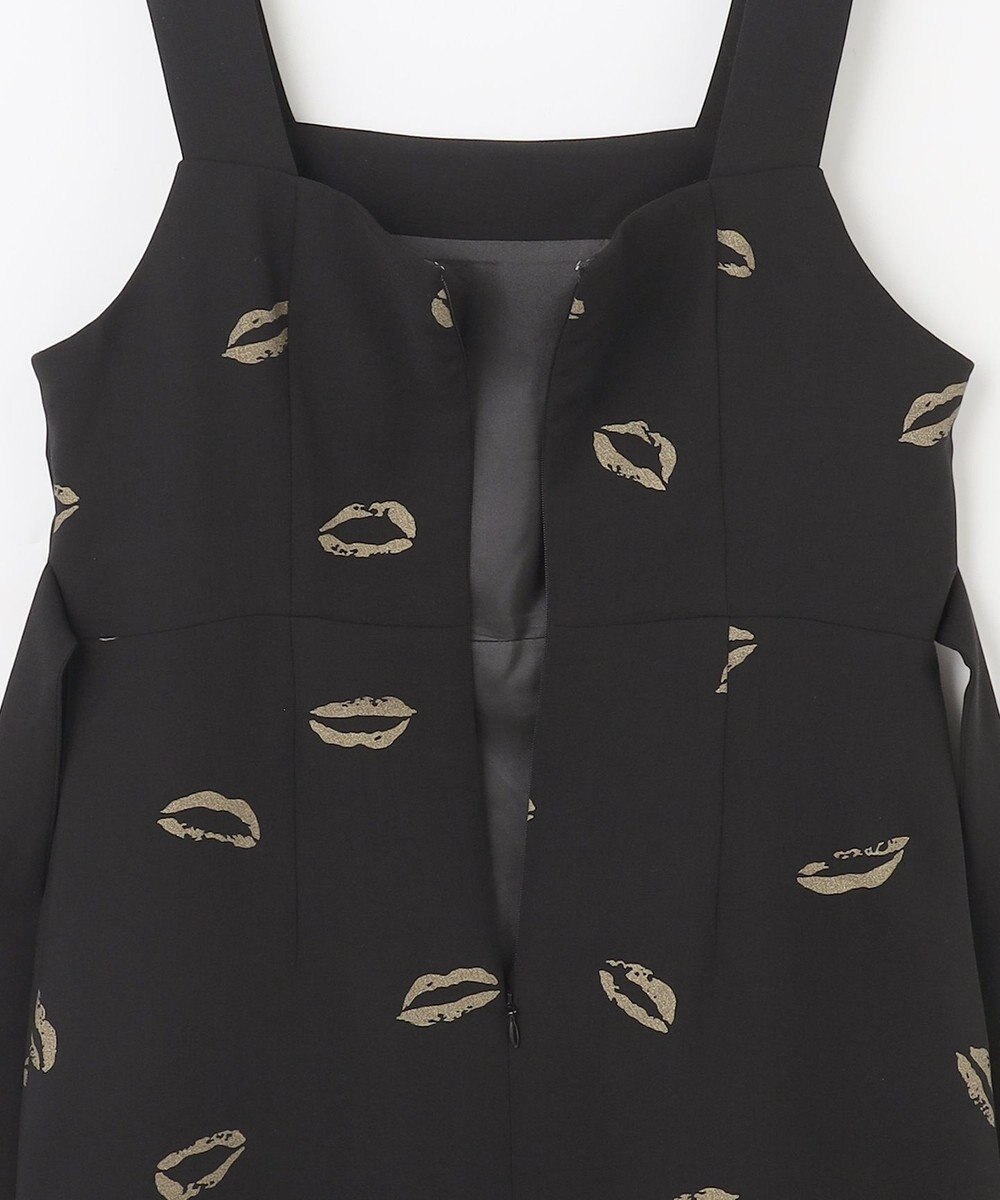 GRACE CONTINENTAL リップモチーフドレス 