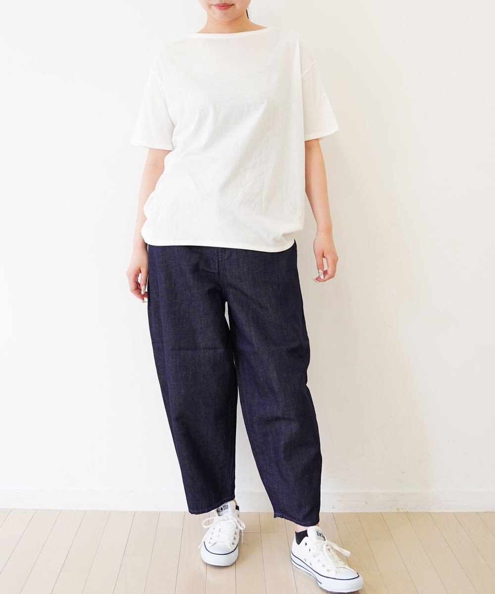 TOQUE 〈大草直子さんアドバイザー〉 【天然素材】タンギス コットン天竺半袖Tシャツ 