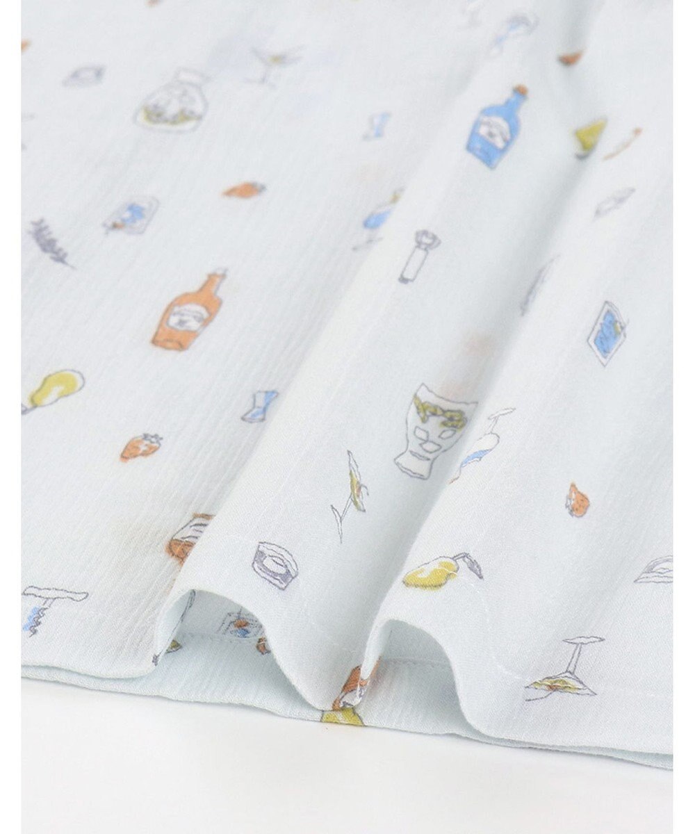 Wing パジャマ 綿100%(本体) 楊柳素材 高島ちぢみ（R） 3Lまで対応 大きいサイズ 5分袖 半袖 長ズボン レディース EP8047 ウイング／ワコール 