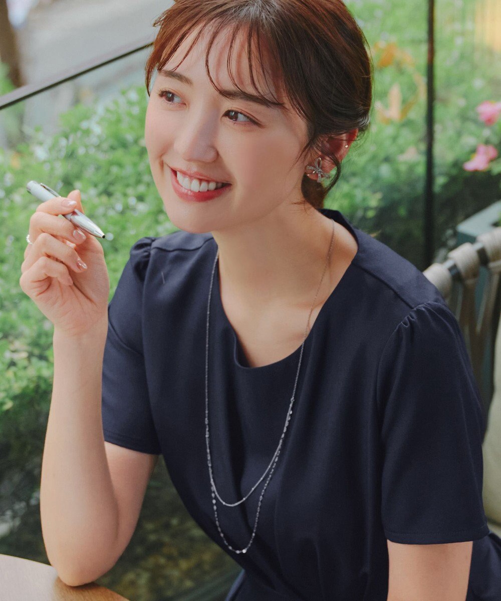 Tiaclasse 【おのののかさん・安田美沙子さん着用 】日本製大人可愛い2連風チェーンネックレス 