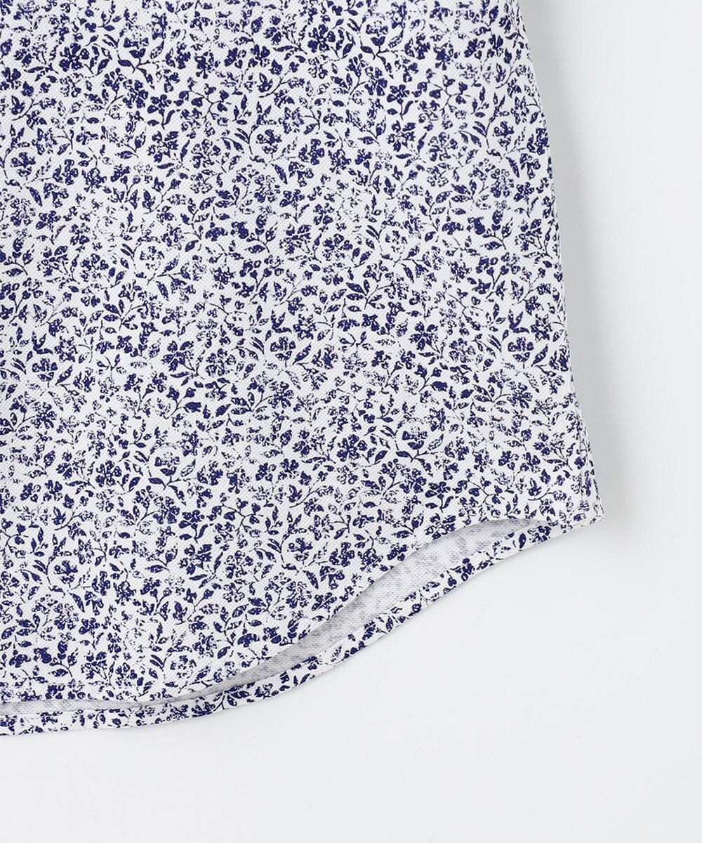 JOSEPH ABBOUD 【吸水速乾/イージーケア】シャンブレープリント ジャージ シャツ 