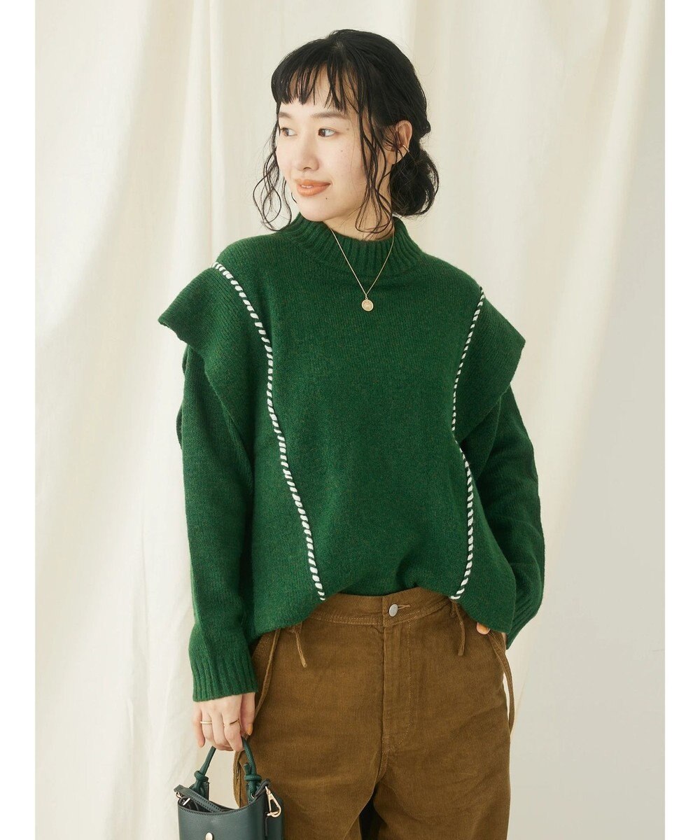 CRAFT STANDARD BOUTIQUE ハンドステッチニットプルオーバー 