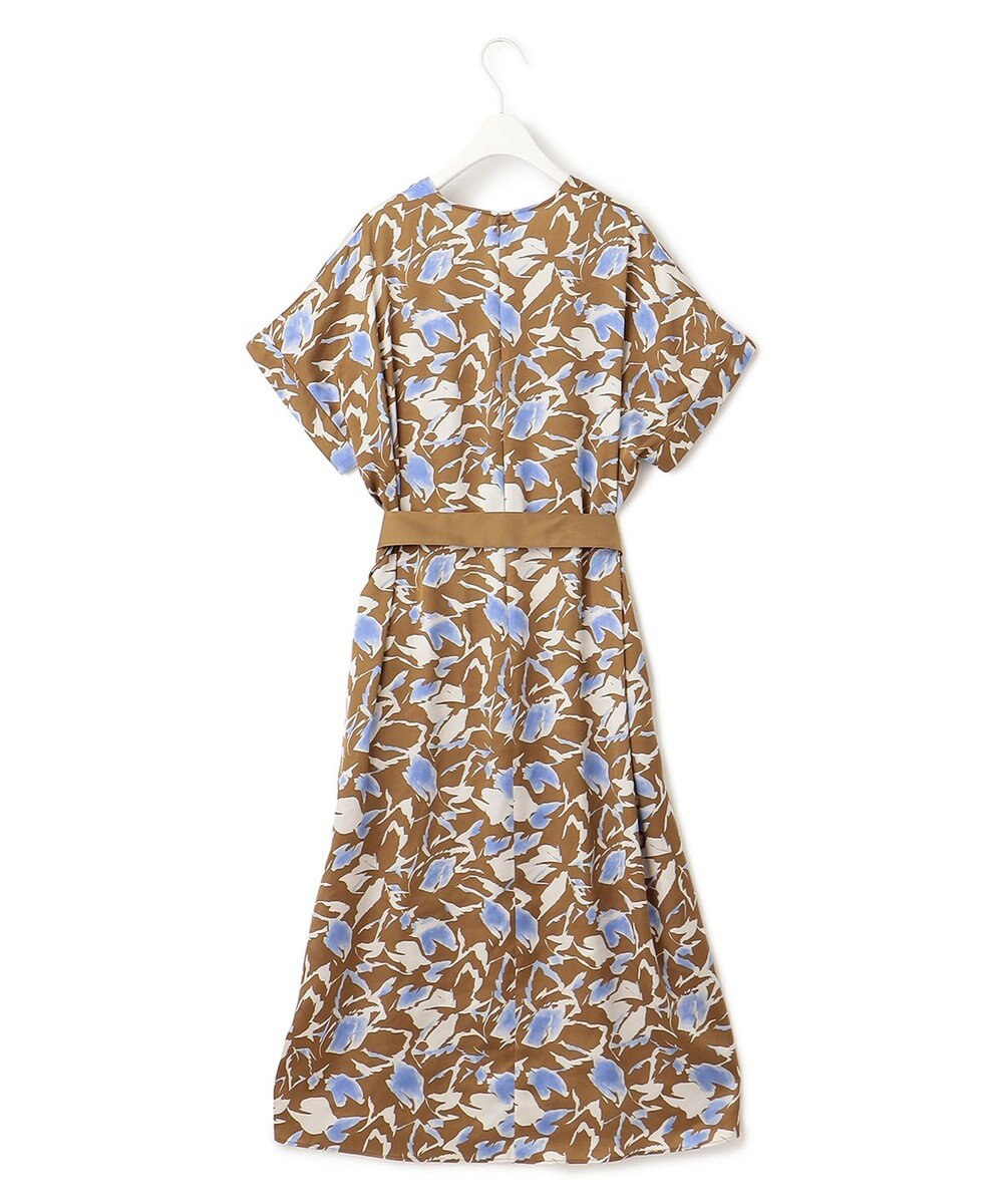 ICB 【洗える】 ウォーターフラワープリント ワンピース 