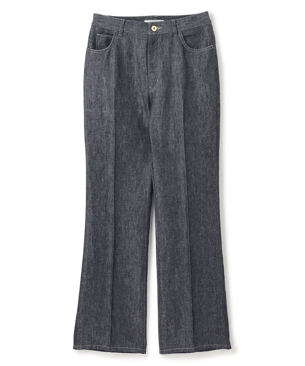 BEIGE， 【洗える】CUPHEA / センタープレス入りフレアパンツ 