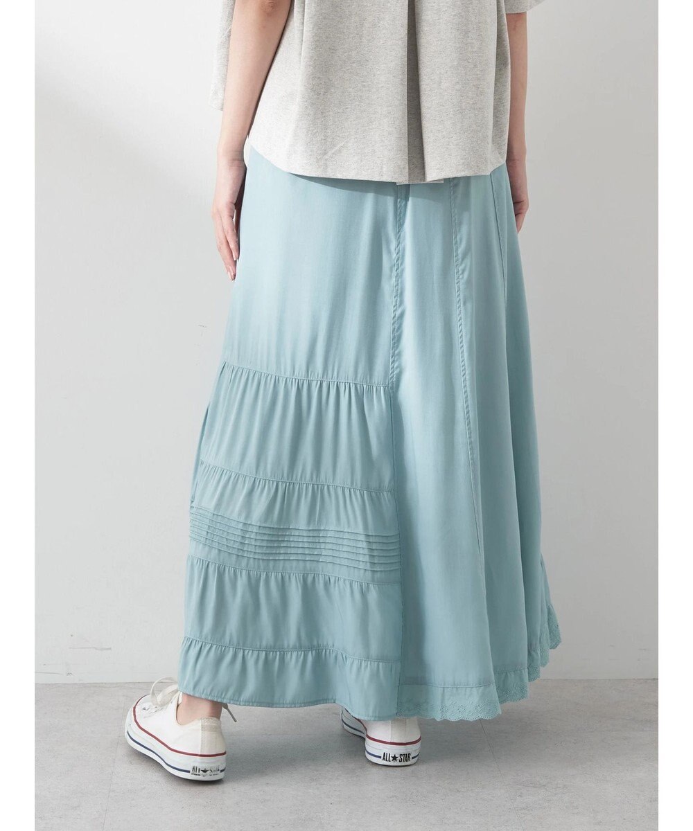 earth music&ecology レースティアードスカート 