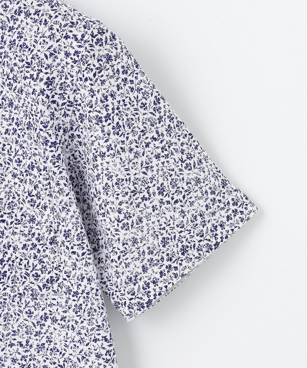 JOSEPH ABBOUD 【吸水速乾/イージーケア】シャンブレープリント ジャージ シャツ 