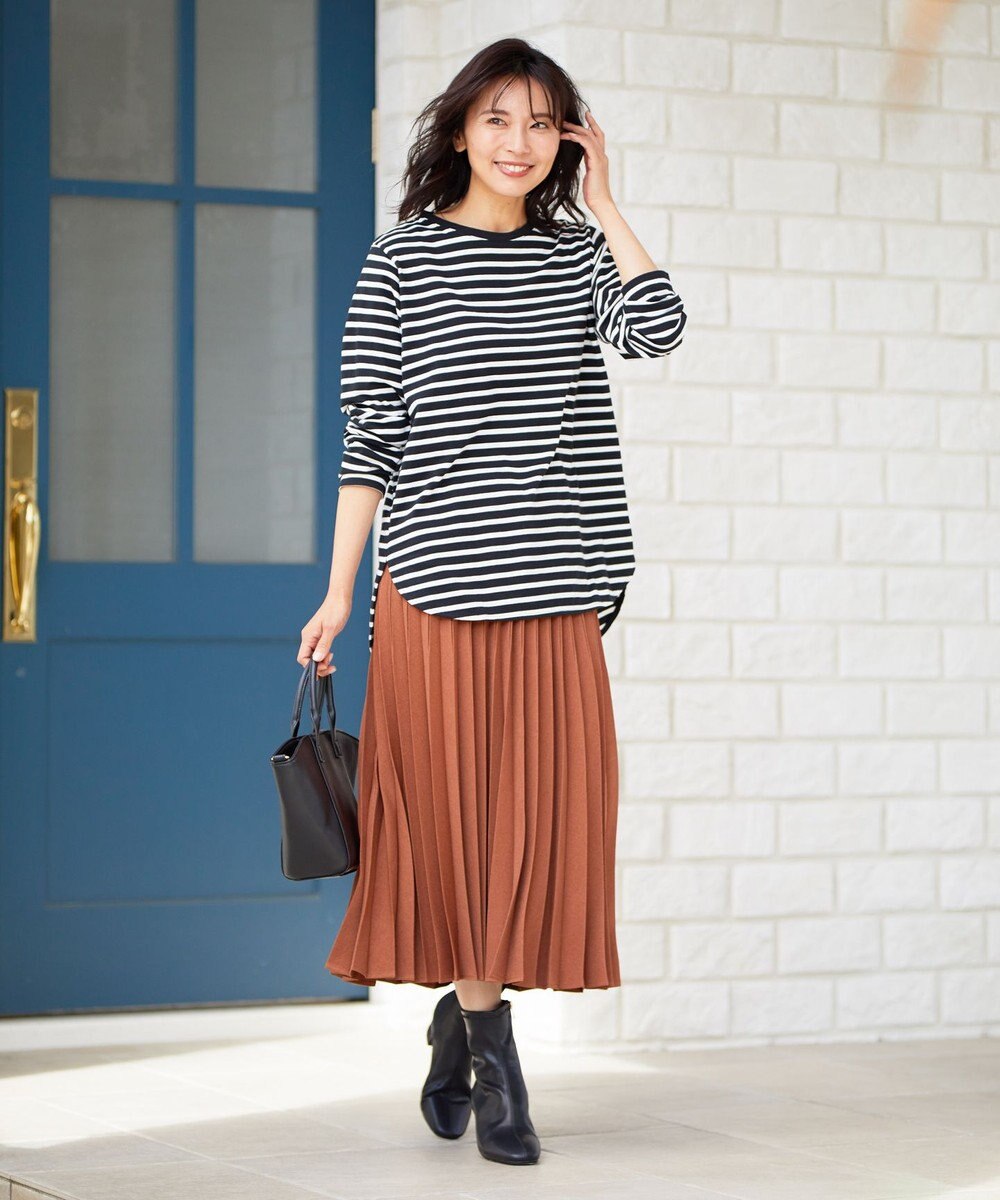 ANY 【14色展開/洗える】ウーリッシュ プリーツスカート 