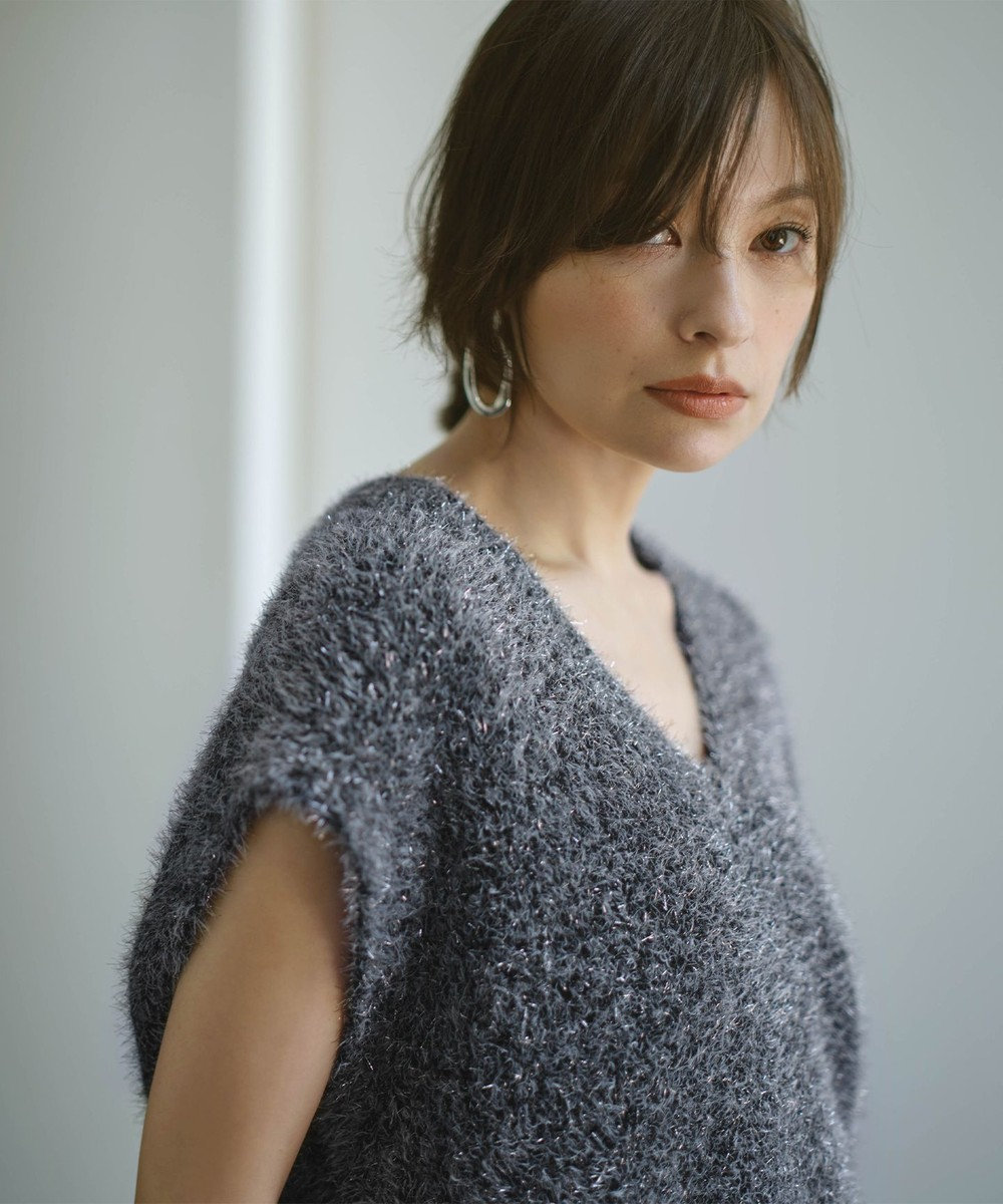 ICB 【洗える】 ルレックスファー ベスト 