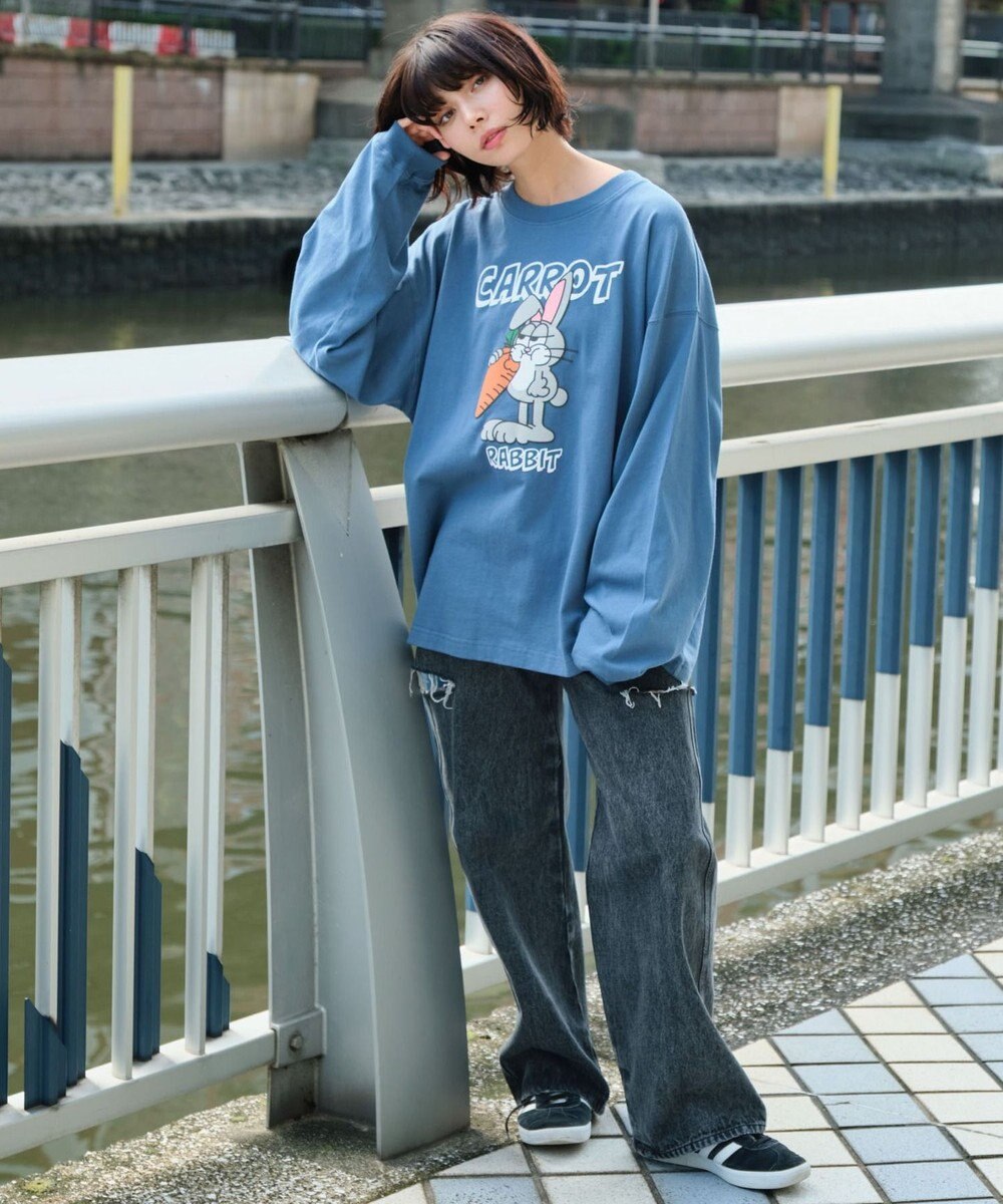 WEGO 【ユニセックス着用ITEM】アニマルキャラBIG　T（LS） 