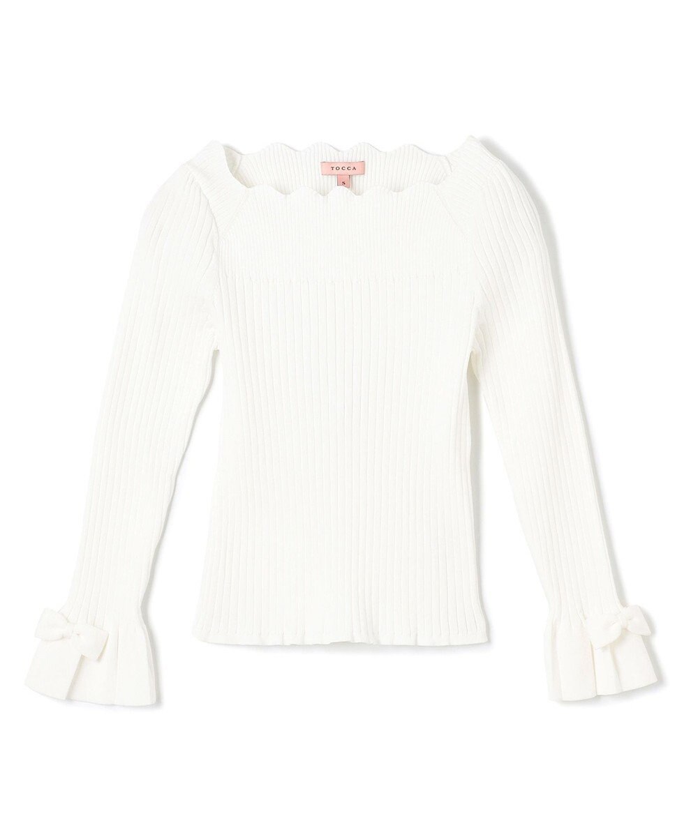 TOCCA 【洗える】ZIGZAG KNIT プルオーバー 