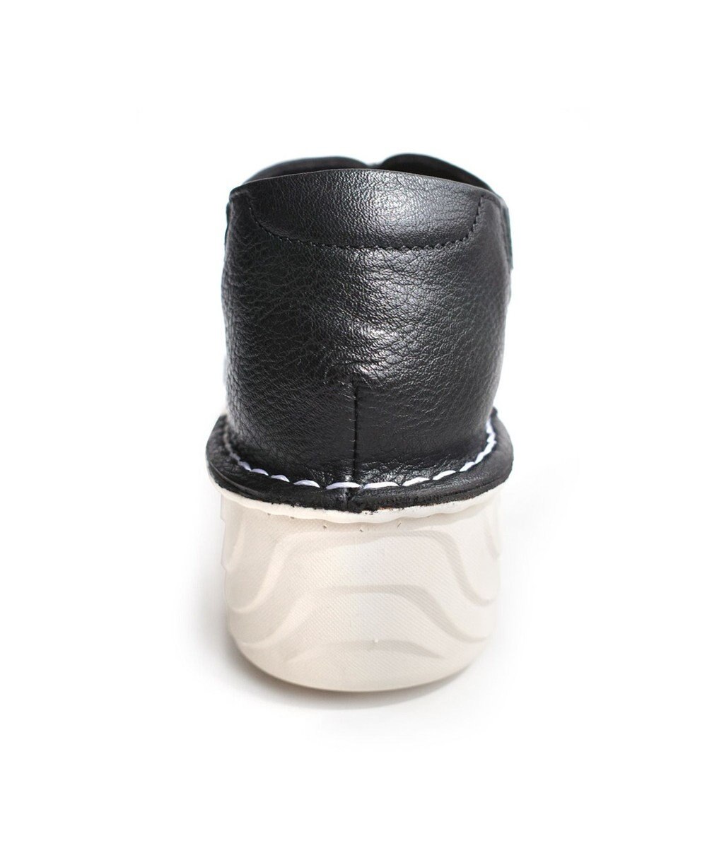 Pointer 本革 超軽量厚底パンチングサンダル 