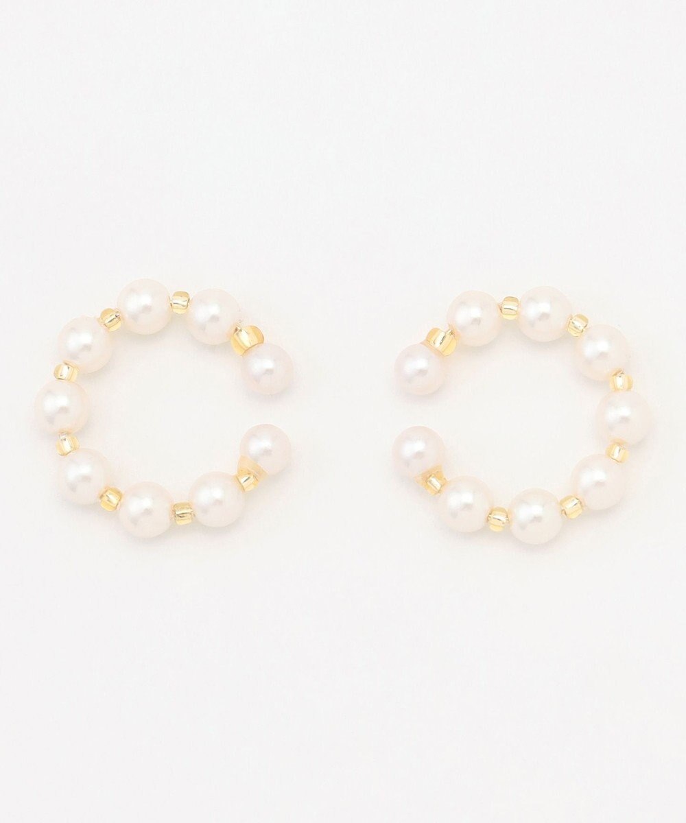 J.PRESS LADIES 【WEB限定・2way・2set】パール イヤカフ リング 