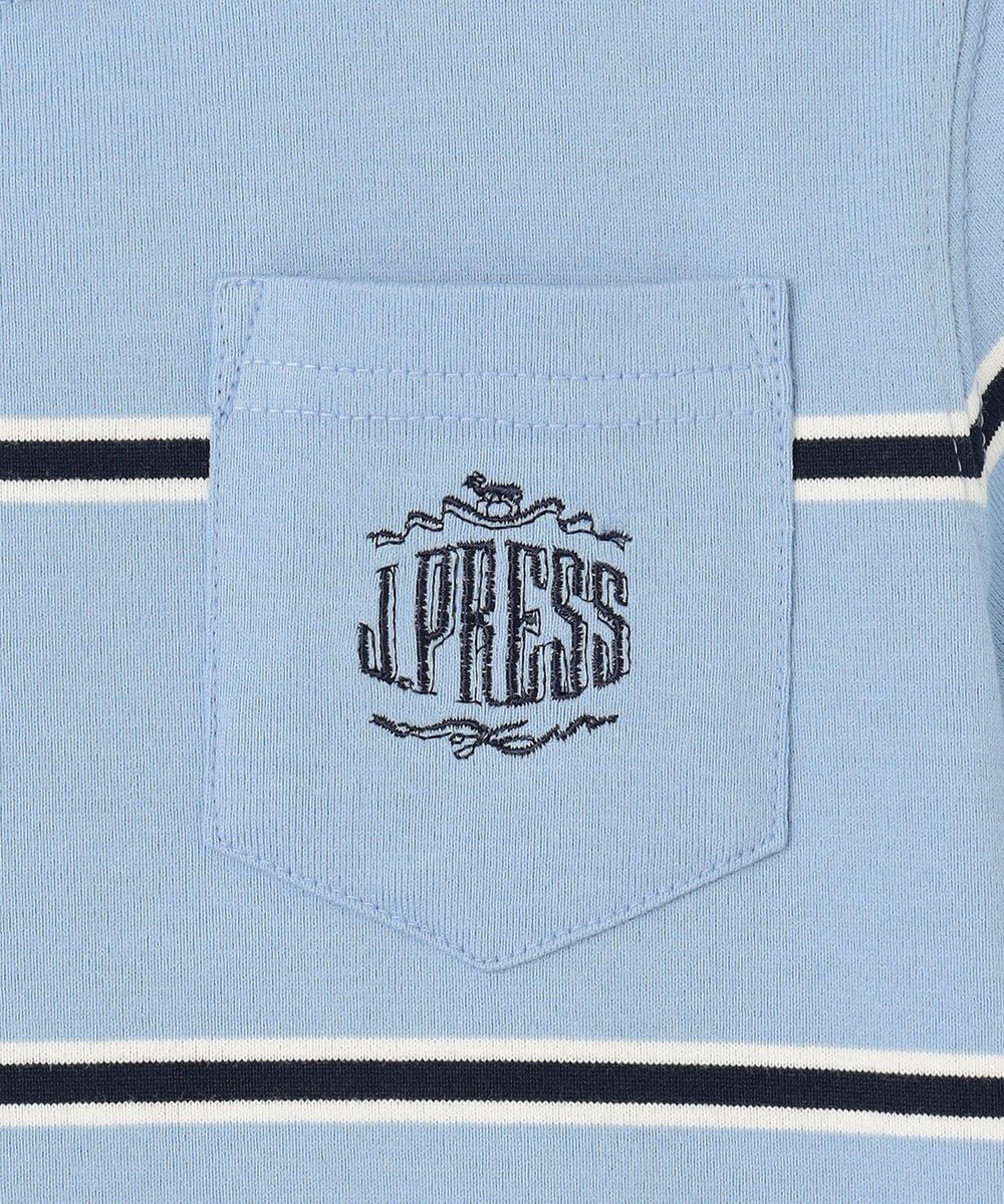 J.PRESS KIDS 【100-130㎝】マルチボーダー 半袖Ｔシャツ 