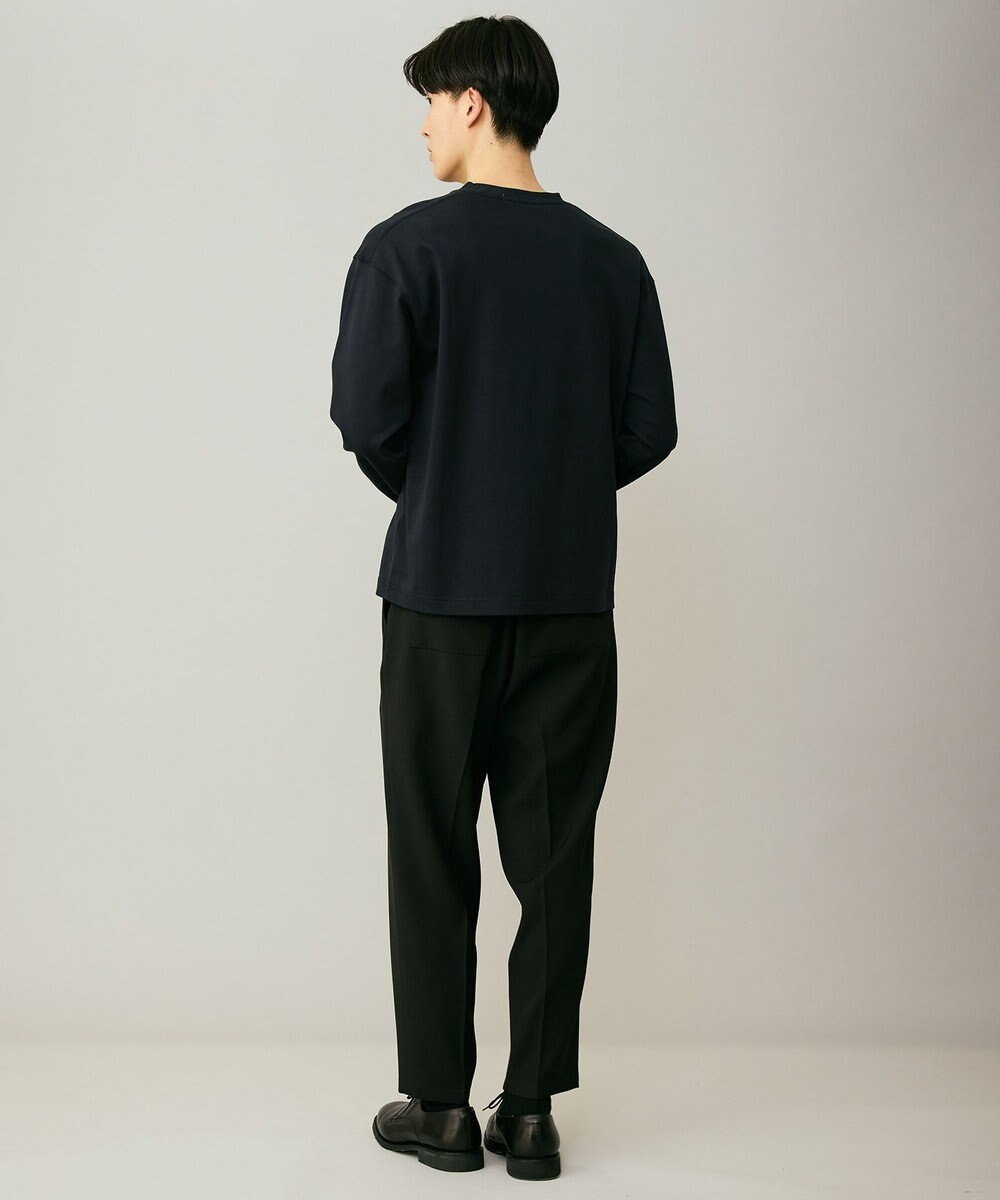 UNFILO MENS 【ストレッチ/イージーケア】WOOL TOUCH 機能美パンツ ワイド 