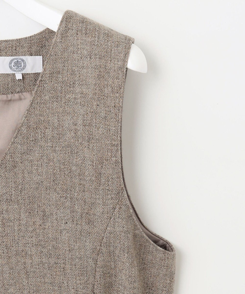 J.PRESS LADIES シャンブレーツイル ジャンパースカート 