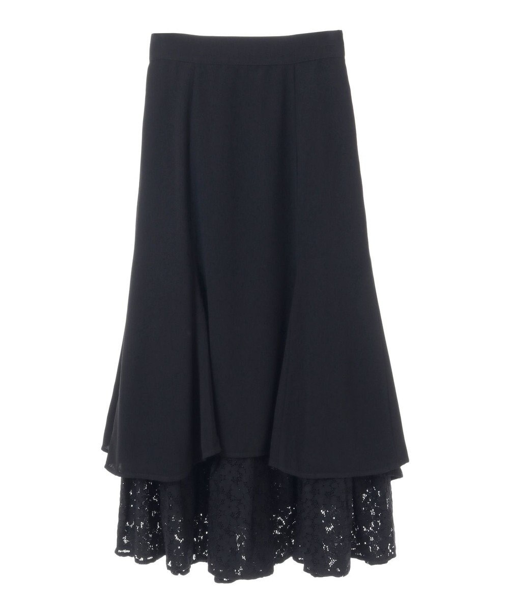 earth music&ecology レースヘムスカート 