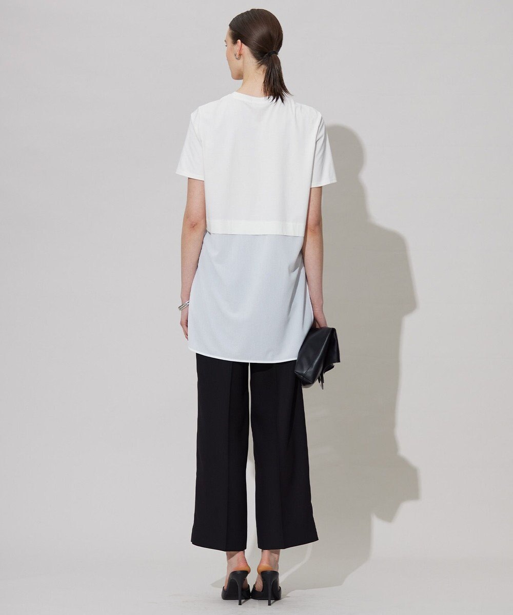 ICB L 【人気のため新色追加・UVケア・洗える】シアージャージーコンビ カットソー 