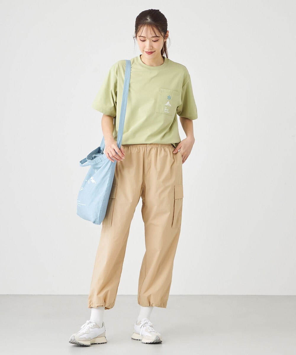 SHARE PARK LADIES 【撥水・UVカット・ストレッチ・軽量 】ナイロンカーゴパンツ（Mサイズ） 