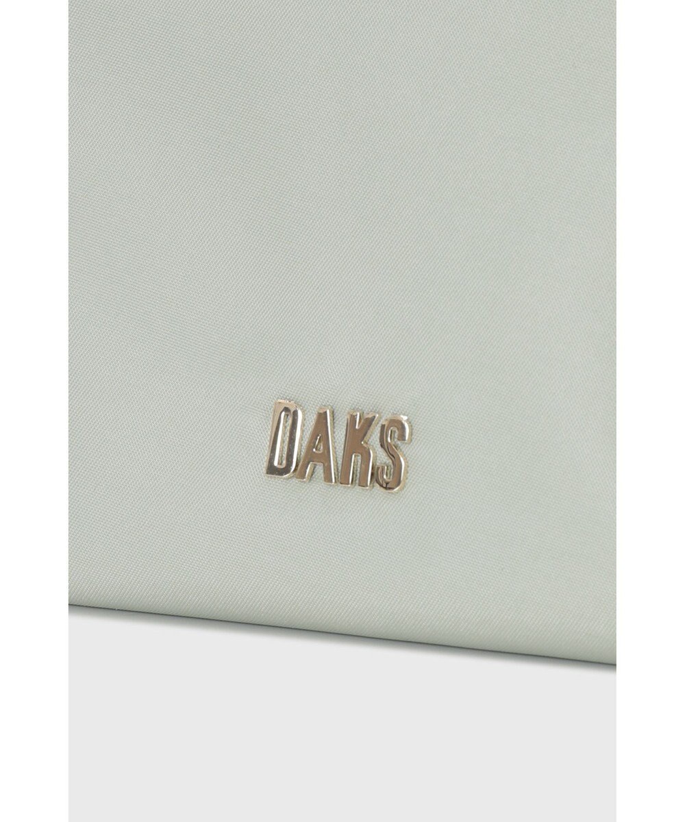 DAKS 【2WAY】ナイロン×牛革 ハウスチェック トートバッグ 