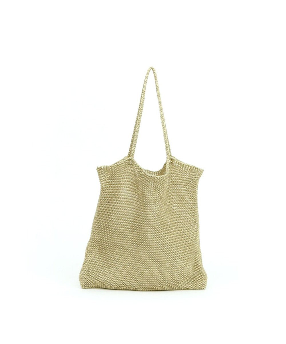 UNBILLION カシュカシュ cachecache / ラメ糸編みトートバッグ 