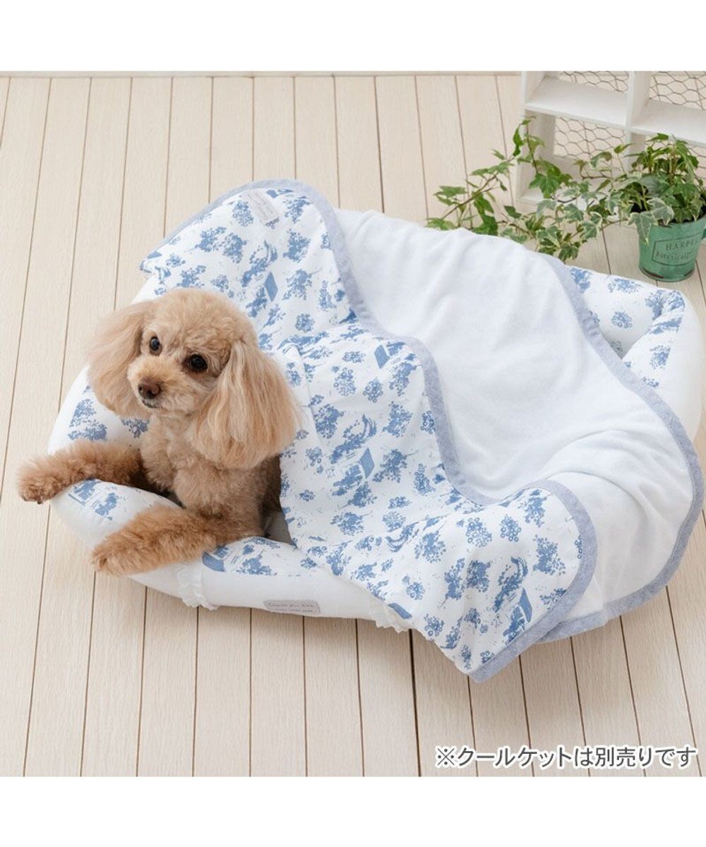 PET PARADISE ペットパラダイス クールカドラー 《トワルドジュイ柄》 四角型 Ｍ 