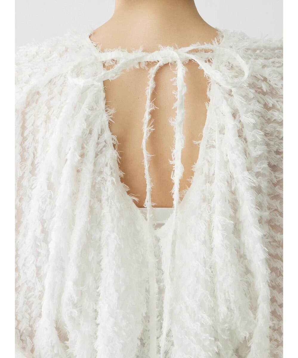 Green Parks AnriettMusee カットジャガードタックブラウス 