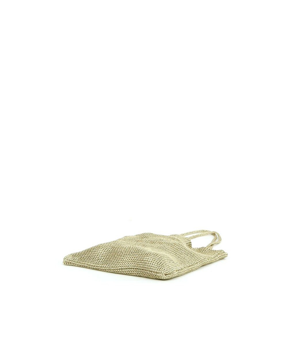 UNBILLION カシュカシュ cachecache / ラメ糸編みトートバッグ 