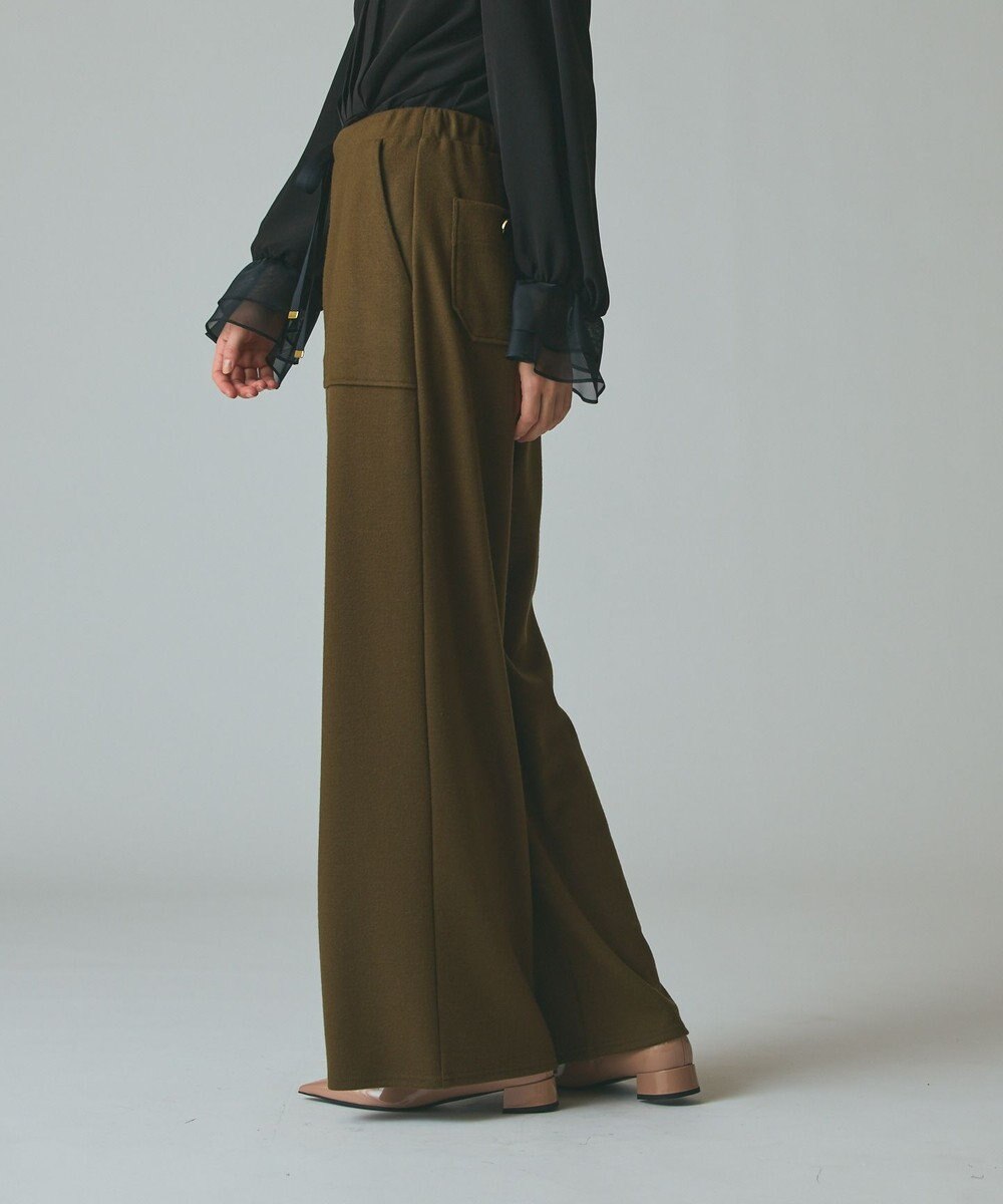 GRACE CONTINENTAL ウールジャージパンツ 