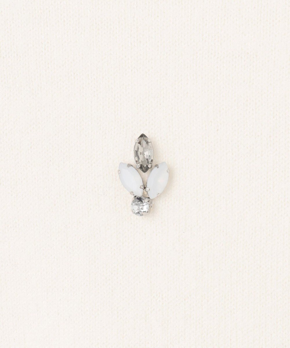 23区 L 【滝沢眞規子さん着用】ビジュー クルーネック ニット 