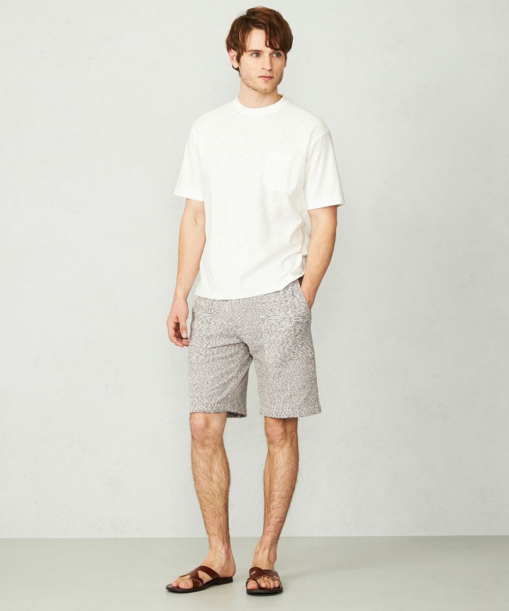 JOSEPH ABBOUD MOUNTAIN 【SPACE／UNISEX】オーガニックコットンスラブプレーティング天竺 Tシャツ 