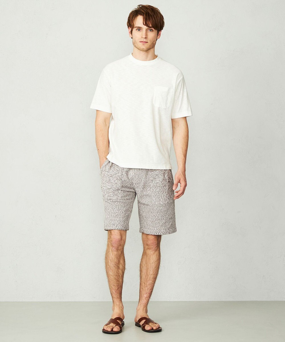 JOSEPH ABBOUD MOUNTAIN 【SPACE／UNISEX】オーガニックコットンスラブプレーティング天竺 Tシャツ 