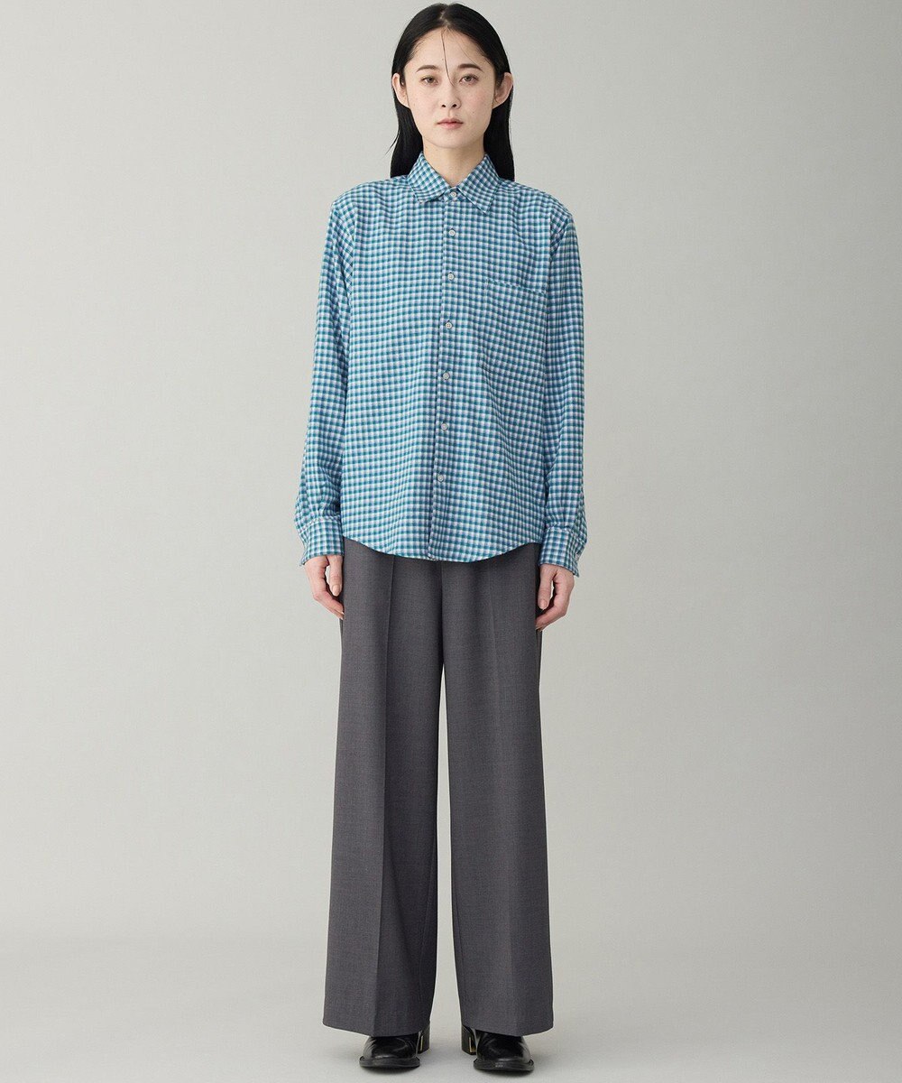 UNFILO MENS 【男女兼用】クリーンチェック ネルシャツ 